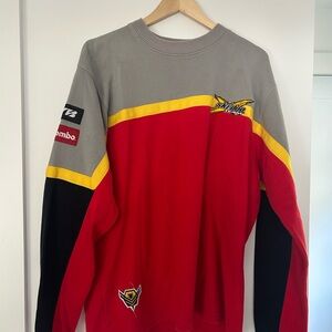 Vintage Y2K Ski-doo Team Racing Colorblock Crewneck